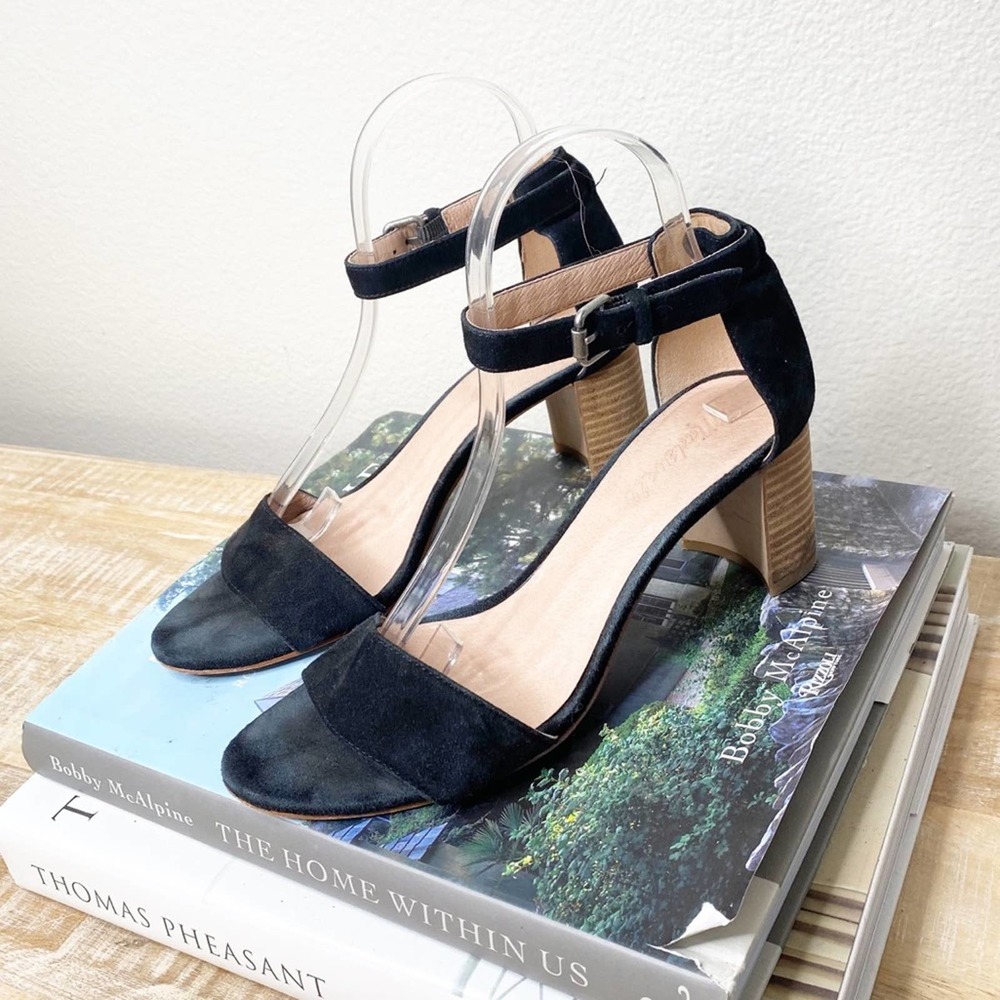 madewell the lainey black sandal size 8